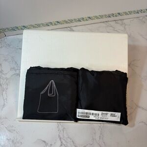 IKEA Black Foldable Tote Bag, 402.823.14, NWT